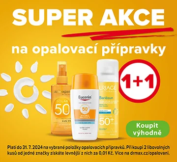 Super akce na opalovací přípravky u Dr. Max. 1+1. Koupit výhodně. Super akce na opalovací přípravky u Dr. Max. 1+1. Koupit výhodně.