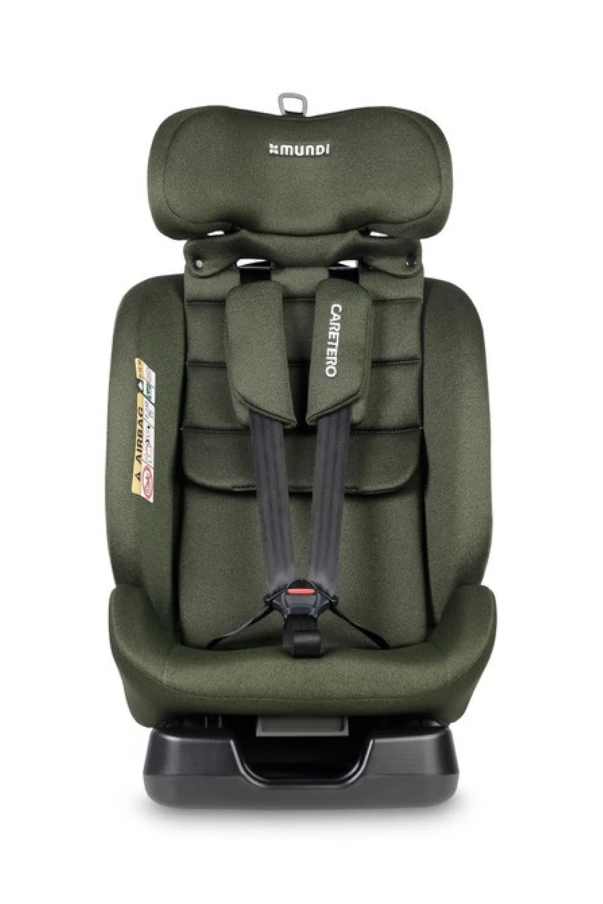 Caretero Dětská autosedačka Mundi i-Size, khaki, 40–150 cm