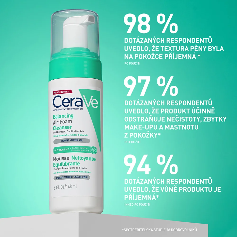 CeraVe Čisticí pěna pro⁠⁠⁠⁠⁠⁠ optimální pH 148 ml