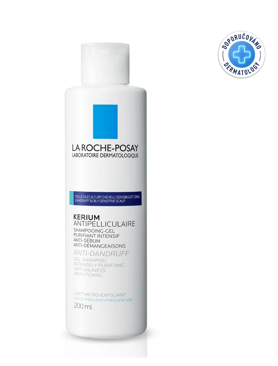 La Roche-Posay Kerium šampon na mastné lupy 200 ml