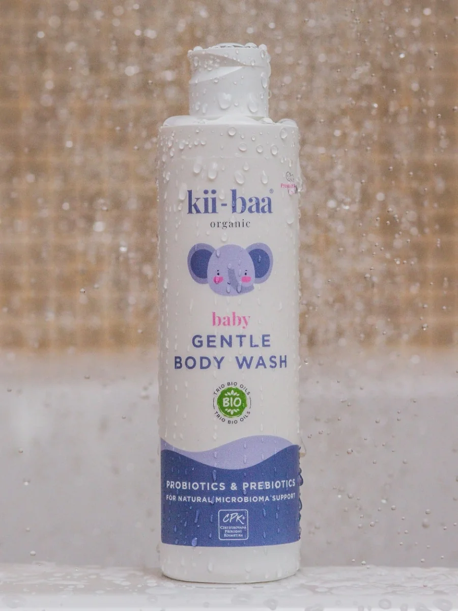 kii-baa organic Baby Jemná mycí emulze s pro prebiotiky 250 ml