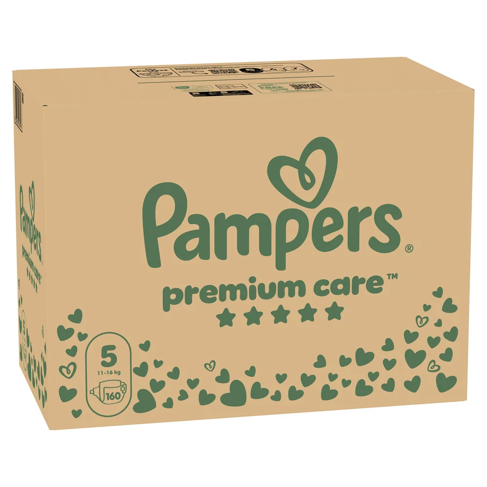 Pampers Premium Care vel. 5 11–16 kg dětské pleny 160 ks