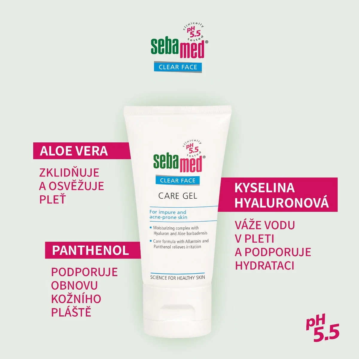 Sebamed Clear Face Pečující gel 50 ml