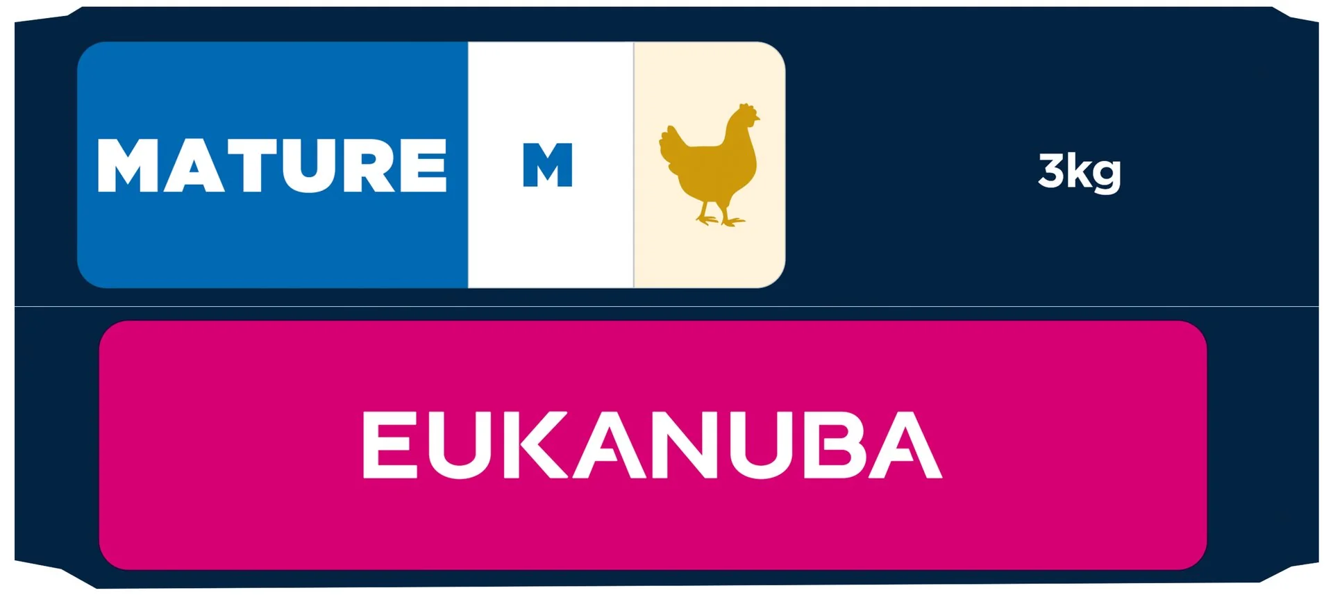 Eukanuba Krmivo Mature Medium rich in fresh chicken 3kg