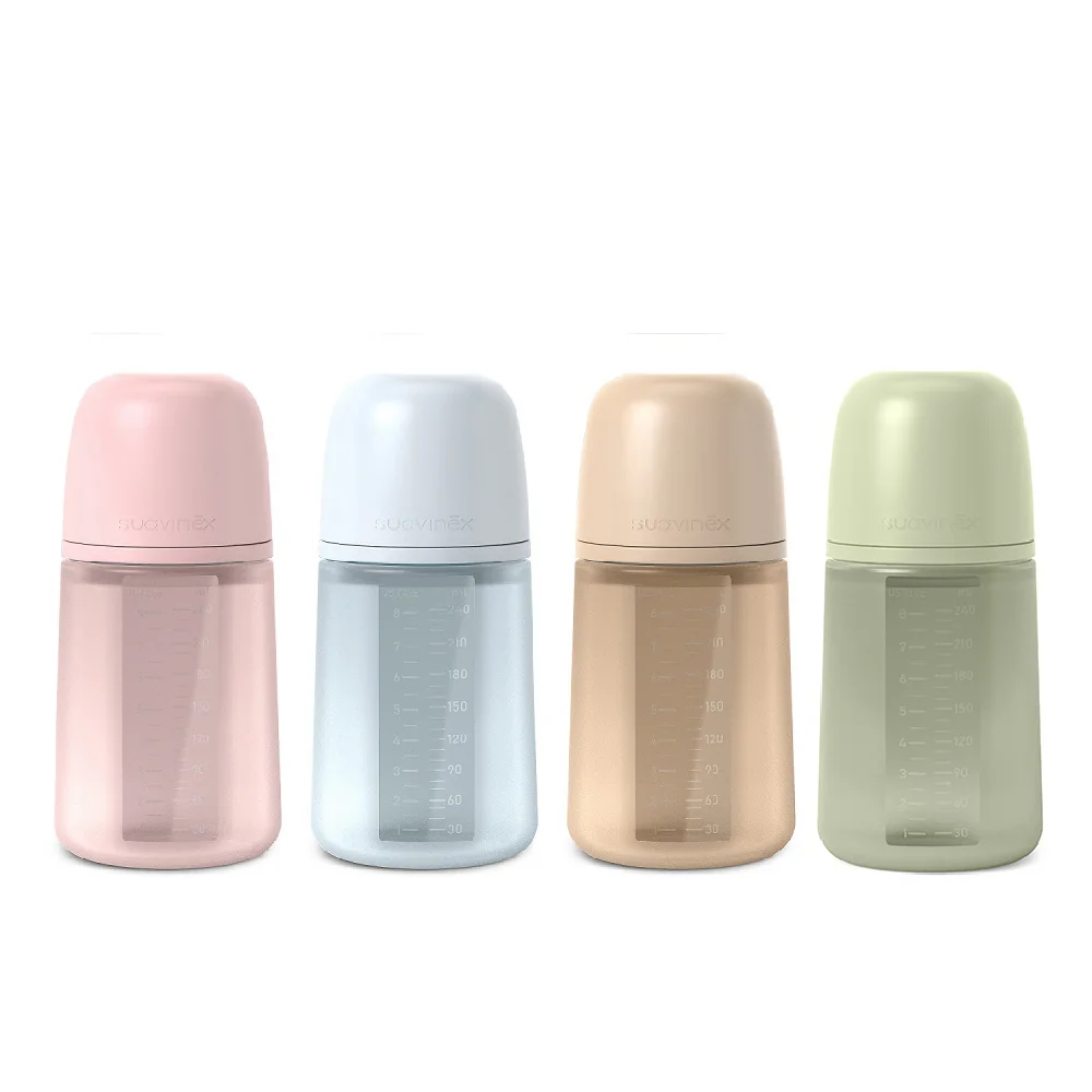 Suavinex Colour Essence Láhev 3m+ 240 ml 1 ks zelená