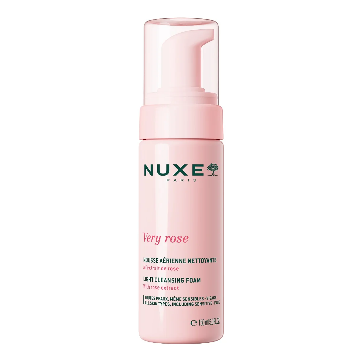 Nuxe Very Rose Lehká čisticí pěna 150 ml