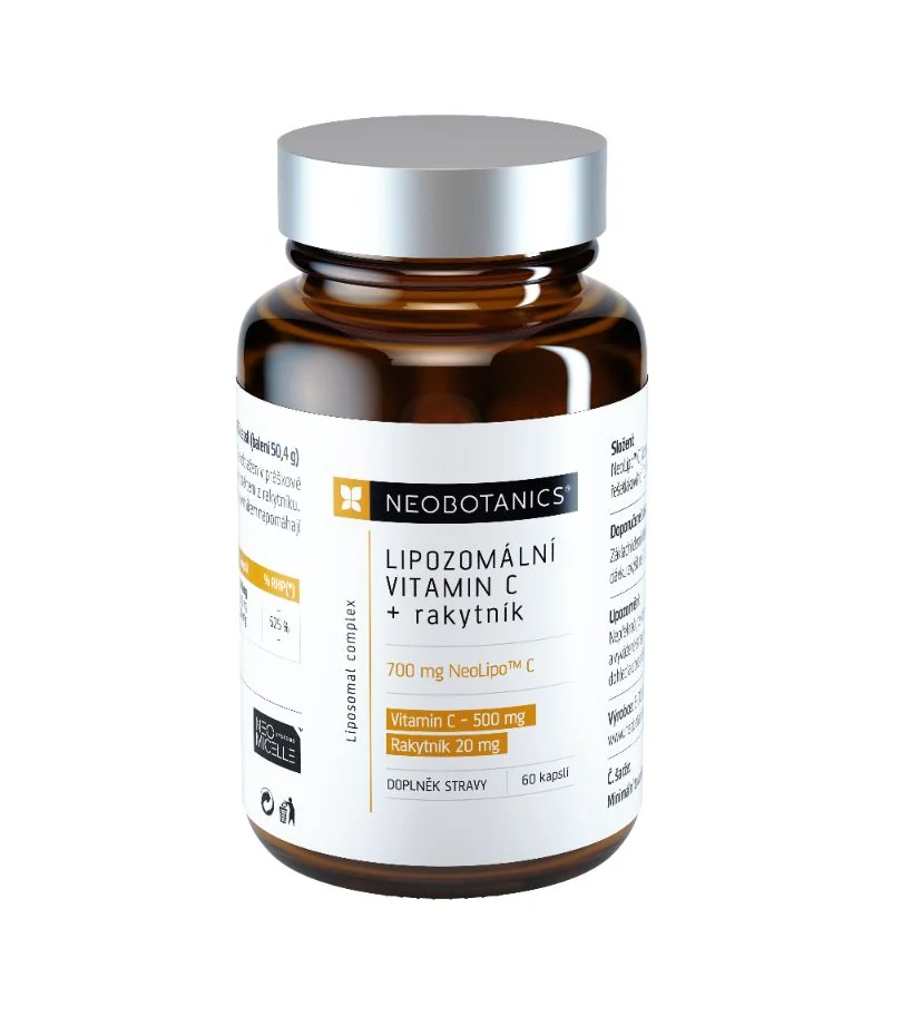 NEOBOTANICS Liposomální Vitamin C+rakytník 60 kapslí