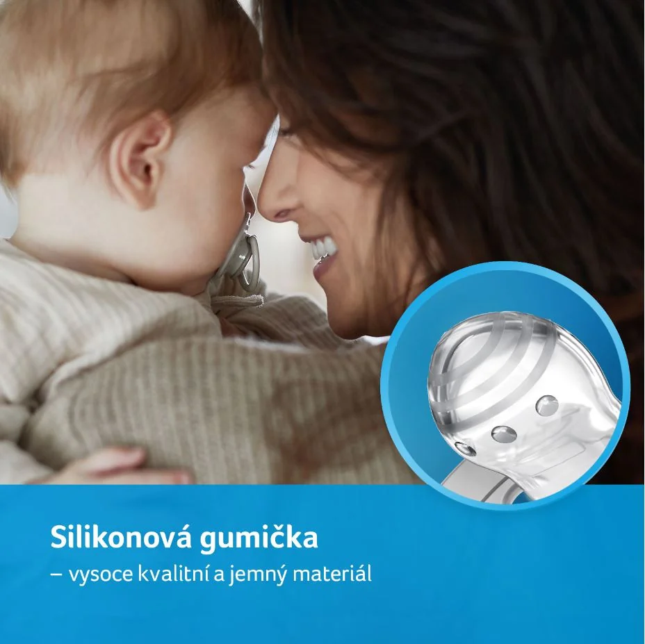 LOVI Dudlík silikonový dynamický I LOVE 0-3m 2 ks