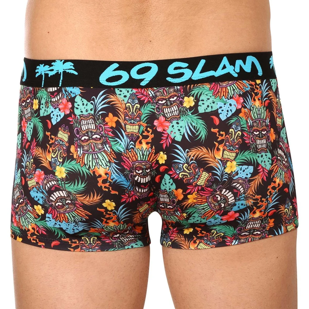 69SLAM Pánské boxerky hip hawaiian tiki (MSYHWT-PO) M