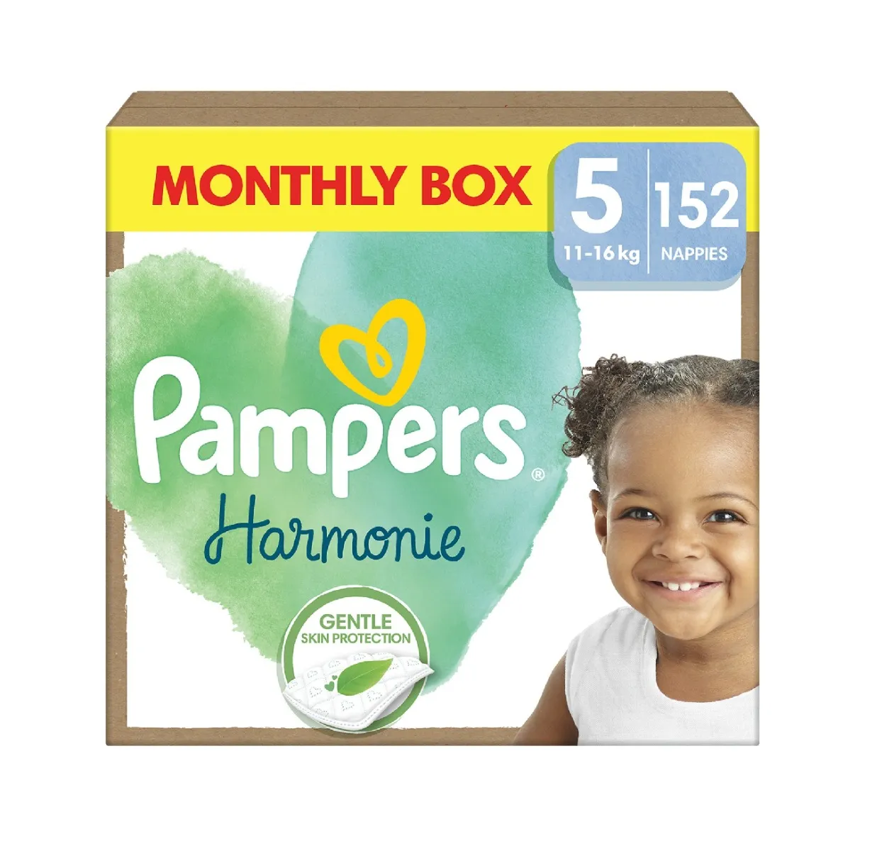 Pampers Harmonie Box vel. 5 11–16 kg dětské pleny 152 ks