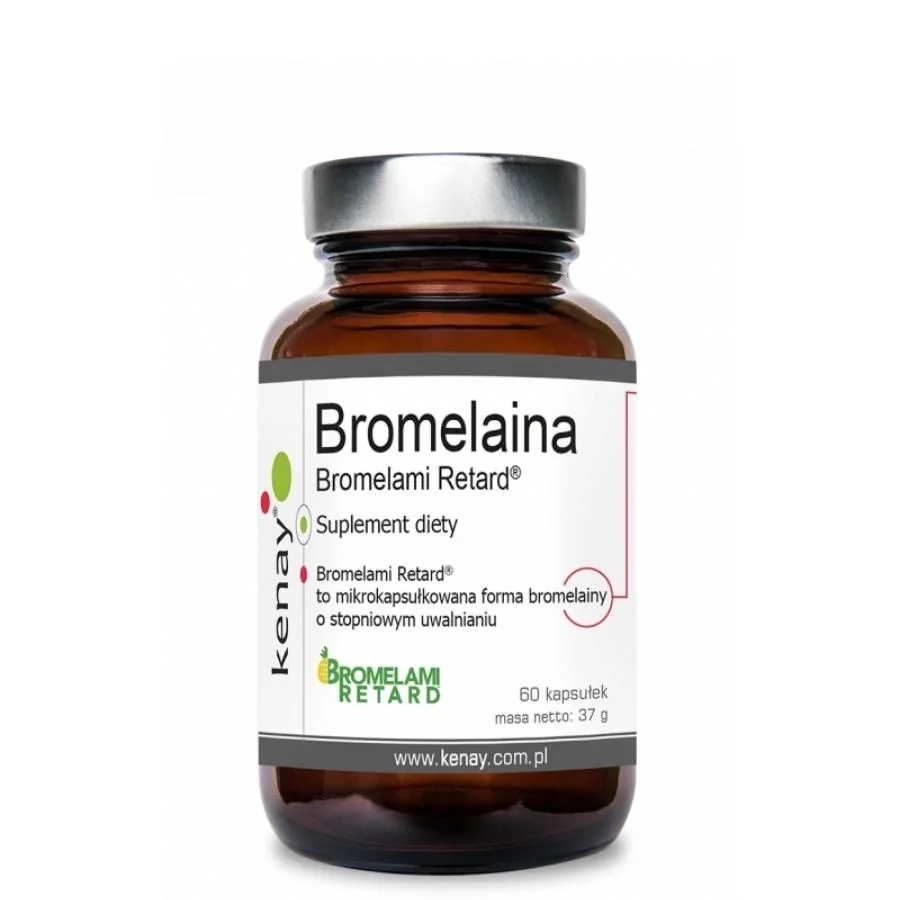 Kenay Bromelain Bromelami Retard 2500 GDU 60 kapslí