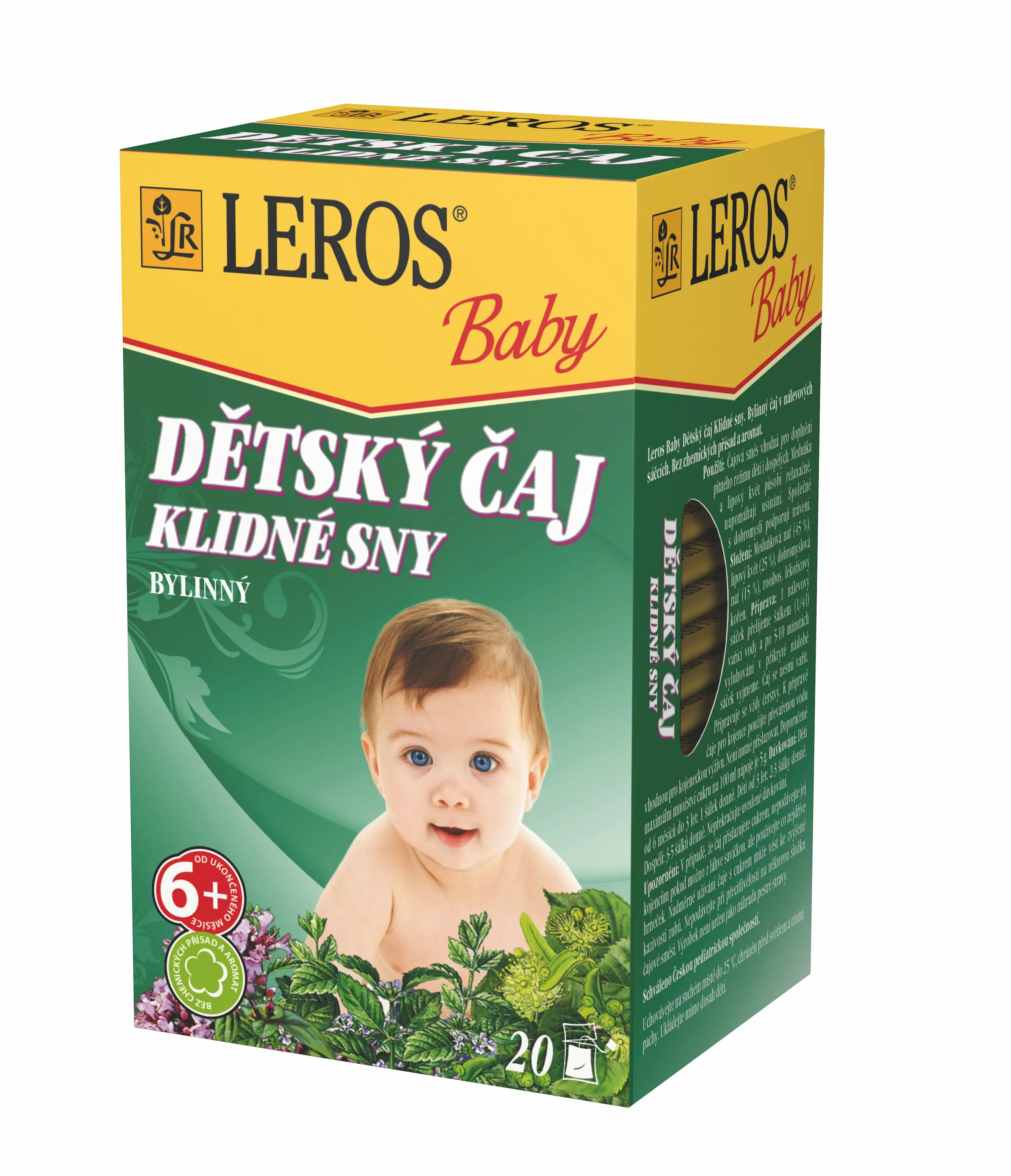 Leros Dětský čaj Klidné sny 20x1,5 g