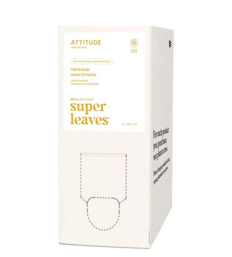 ATTITUDE Super leaves Přírodní mýdlo na ruce citrusové listy náhradní kanystr 2 l