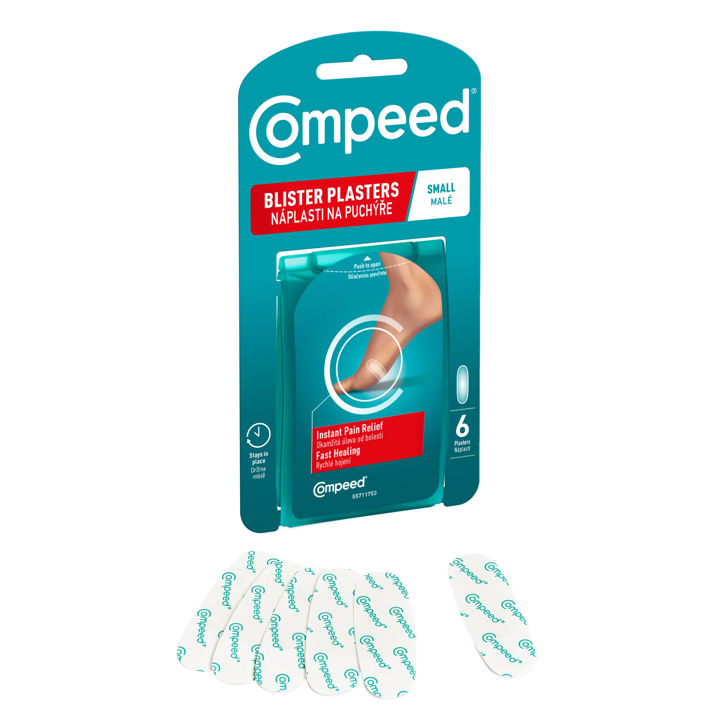 Compeed Náplast na puchýře malá 6 ks