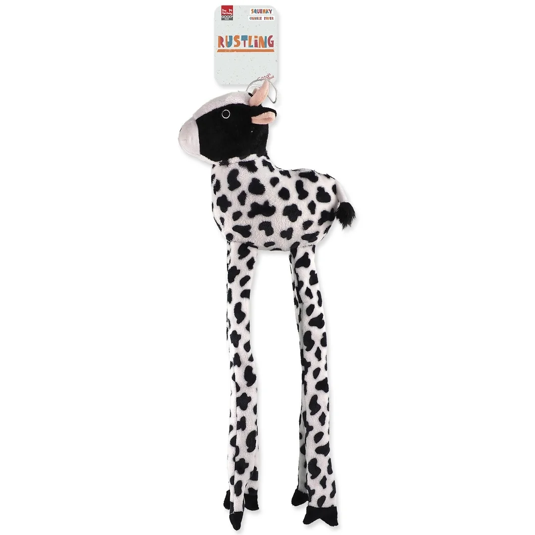 Dog Fantasy Hračka Jumbo kráva pískací a šustící 90cm
