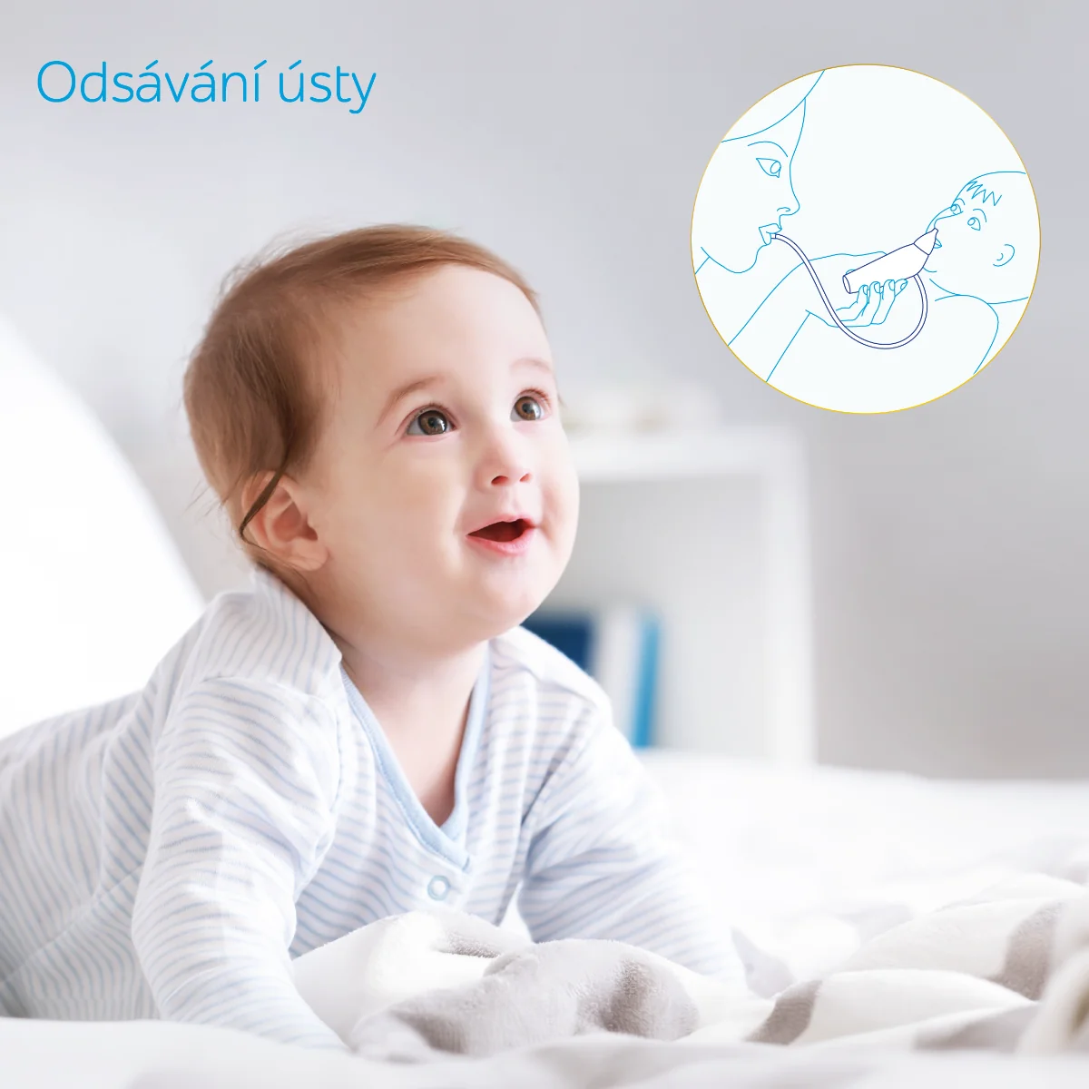 BEBELO Nasal Aspirator nosní odsávačka 1 ks