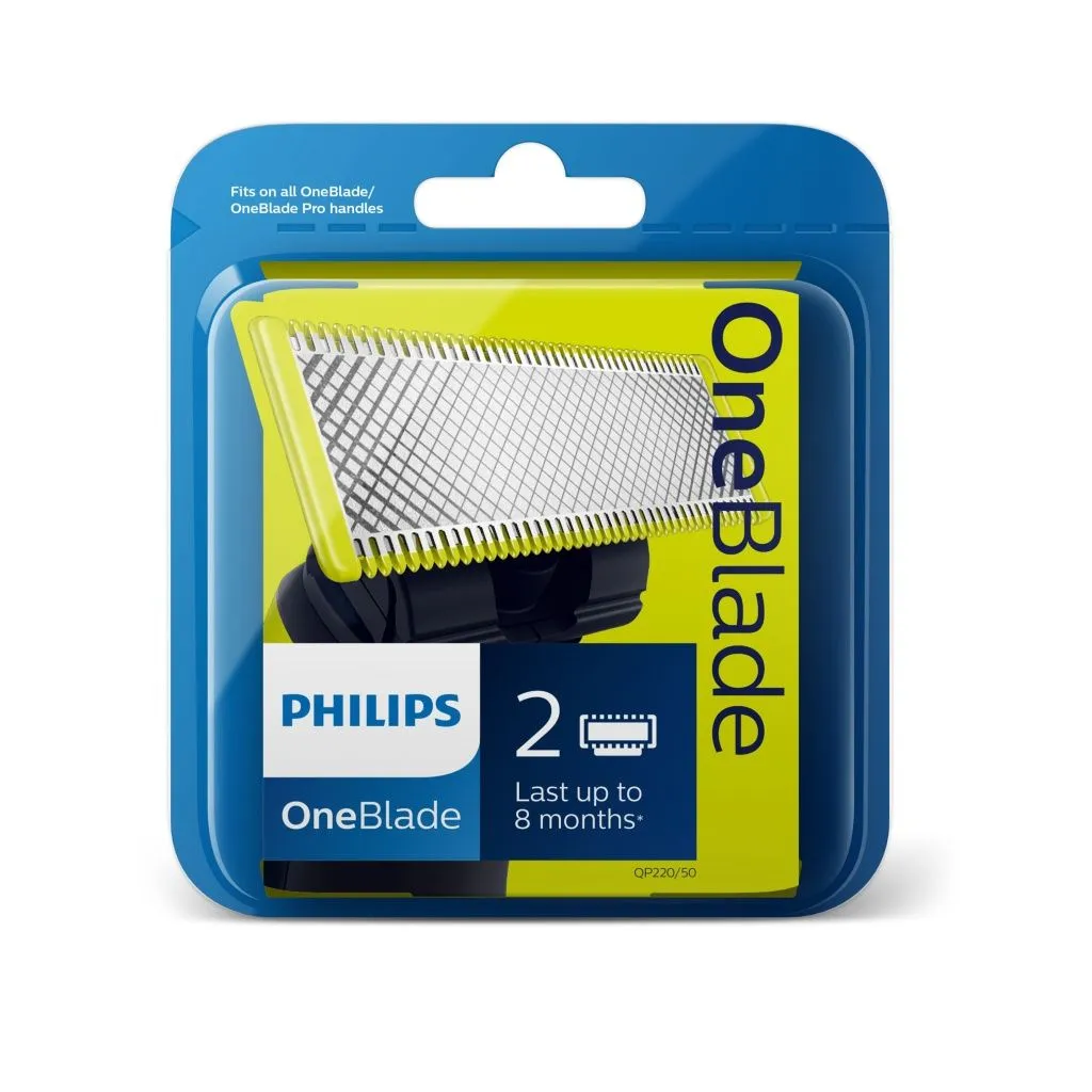 Philips OneBlade QP220/50 náhradní břity na tvář 2 ks