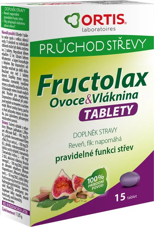 Ortis Fructolax 15 tablet