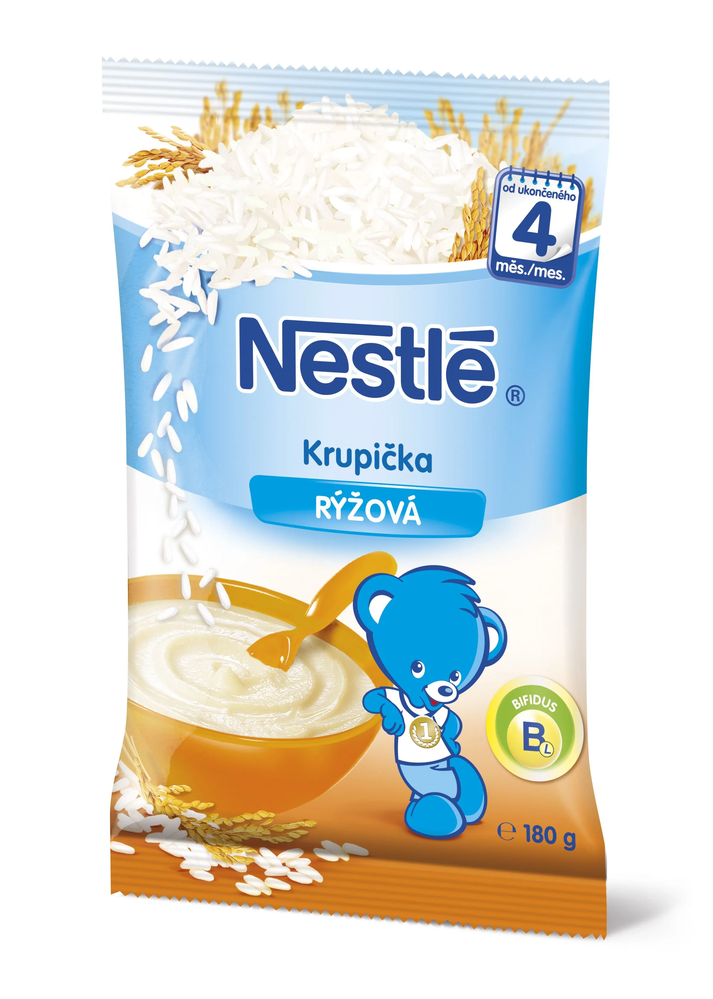 Nestlé Nemléčná krupička RÝŽOVÁ 180 g