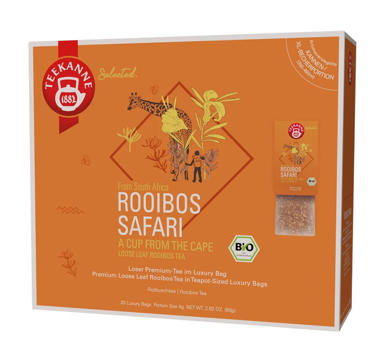 Teekanne Rooibos Safari Luxury Bags BIO
