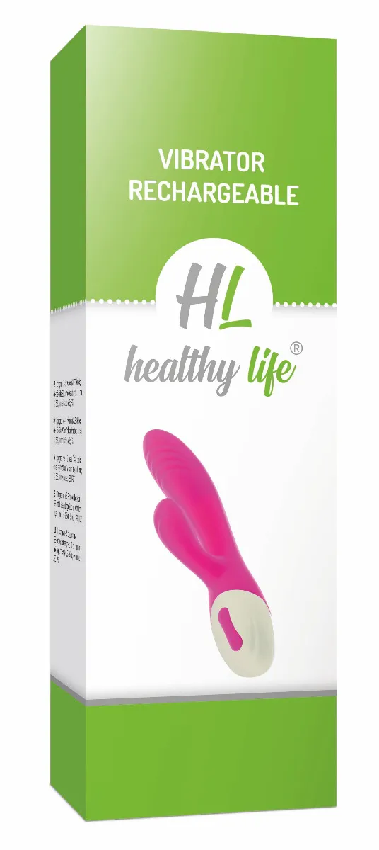 Healthy life Vibrator Rechargeable pink 0602570103 