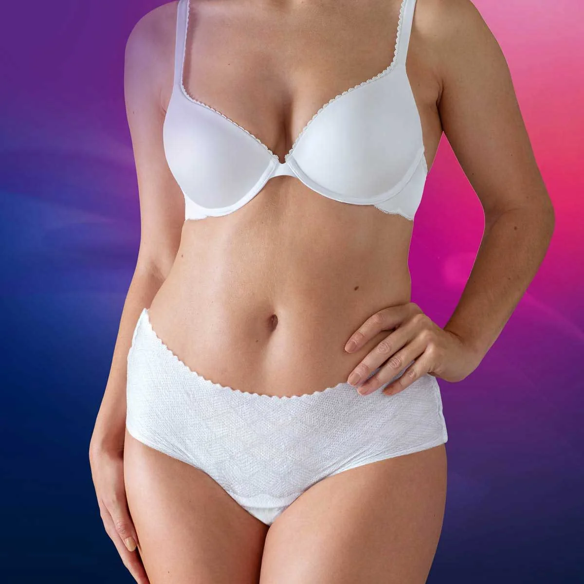 Tena Silhouette Low Waist Blanc Normal M inkontinenční kalhotky 6 ks