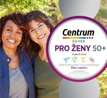 Centrum multivitamín pro ženy 50+. Dejte svému tělu to, co potřebuje. Žijte naplno!