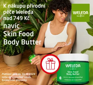 Weleda nad 749 Kč + Skin Food Butter (duben 2024)