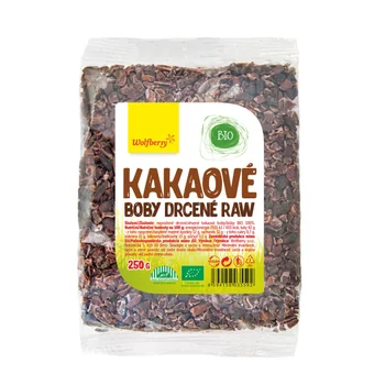 Wolfberry Kakaové boby drcené RAW BIO 250 g