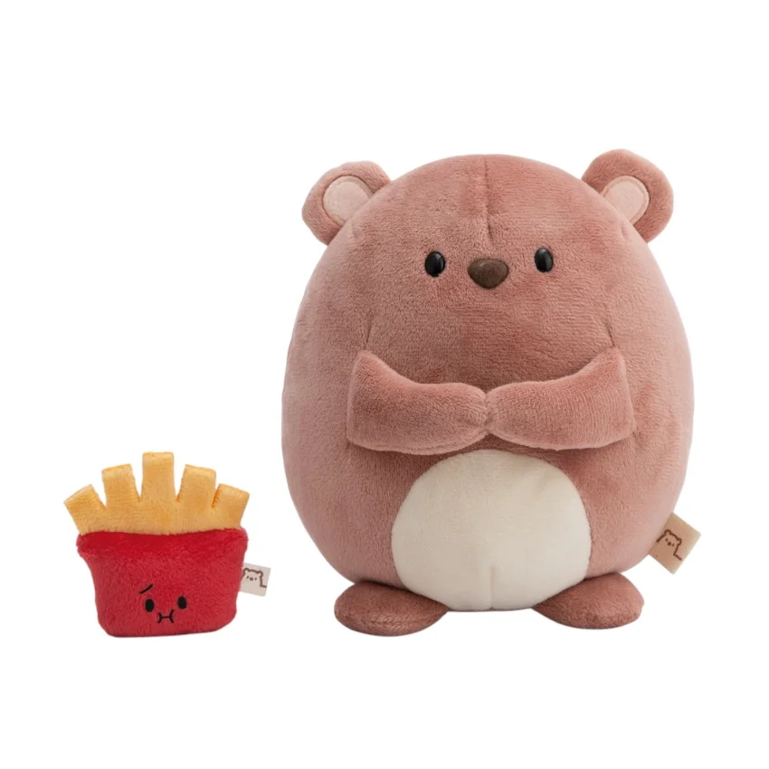 Nici Plyš MyMochi Medvídek Nomo 27cm s hranolkami