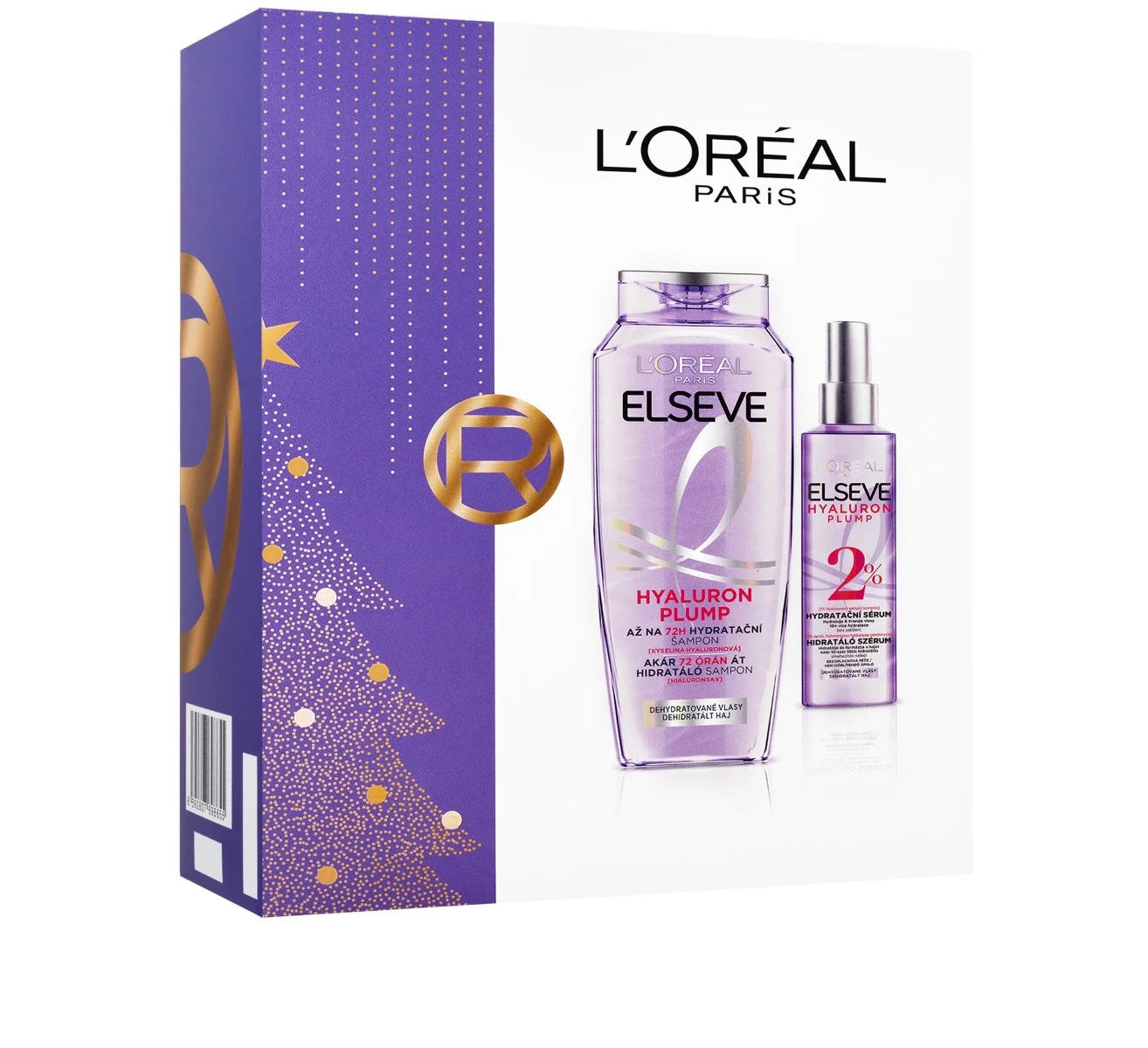 L'Oréal Paris Elseve Hyaluron Plump dárková sada 2 ks