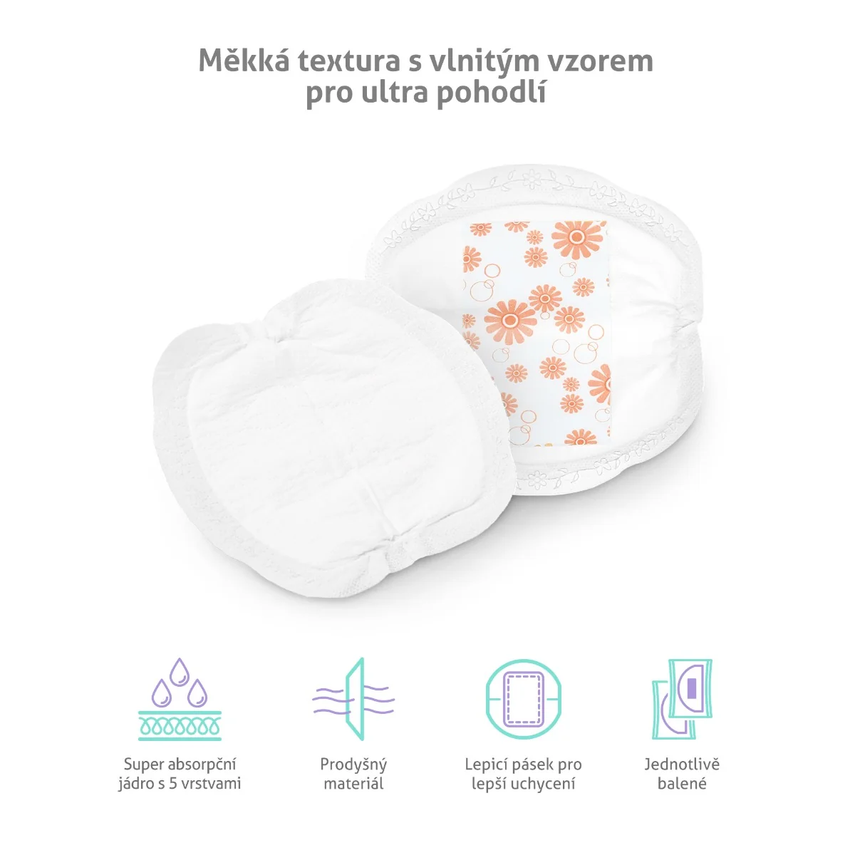 Truelife Nutrio Breast Pads Premium vložky do podprsenky 50 ks