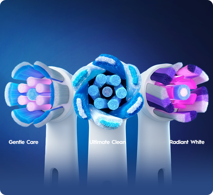 Oral-B iO 6 White/Rose kartáčové hlavice