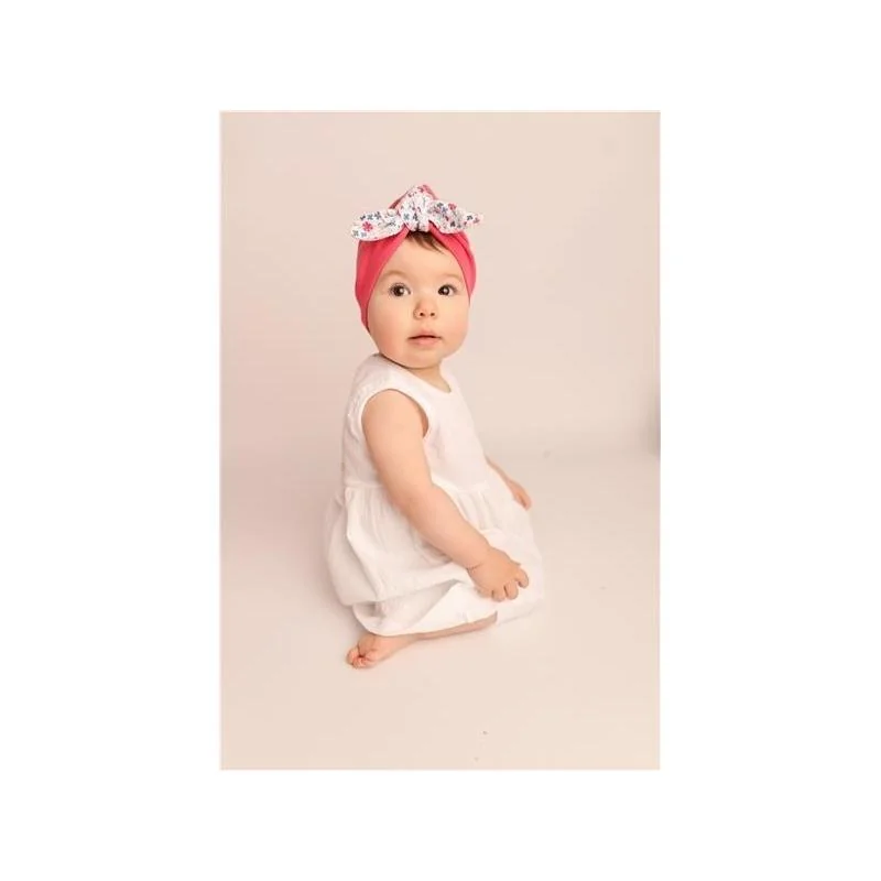 New Baby Dívčí čepička turban For Girls, vel. 74 (6-9m)