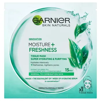 Garnier Moisture + Freshness superhydratační čisticí textilní maska 32 g