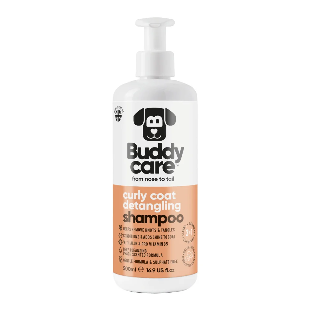 Buddycare Curly Coat Detangling šampon pro psy 500 ml