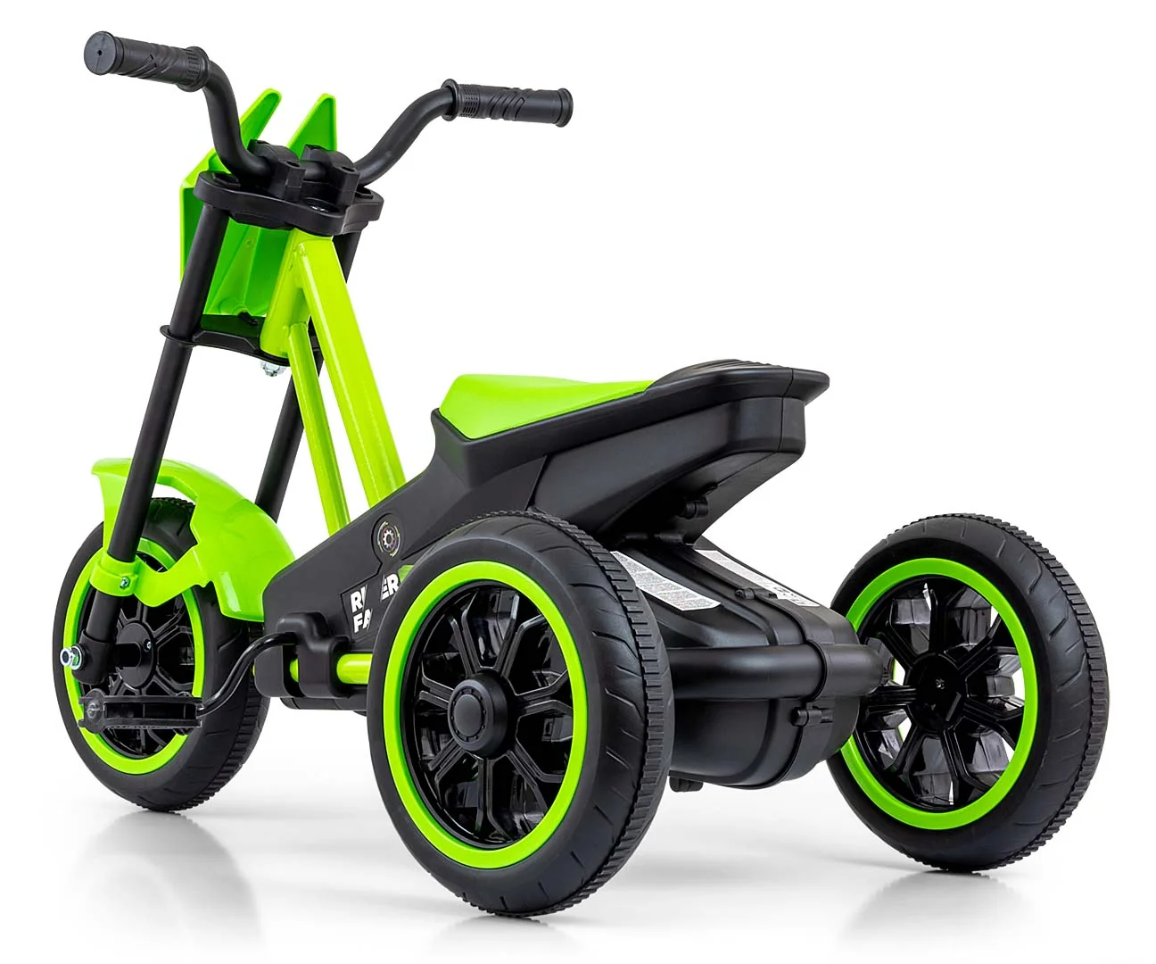 Milly Mally Dětská motokára RIDER – šlapací gokart, 3+, nosnost 30 kg - zelená