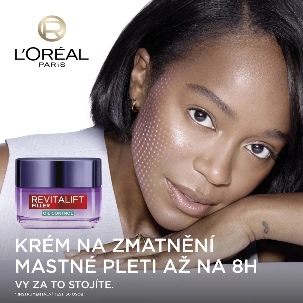 Loréal Paris Revitalift Filler Hyaluron vyplňující gelový krém pro mastnou až smíšenou pleť 50 ml