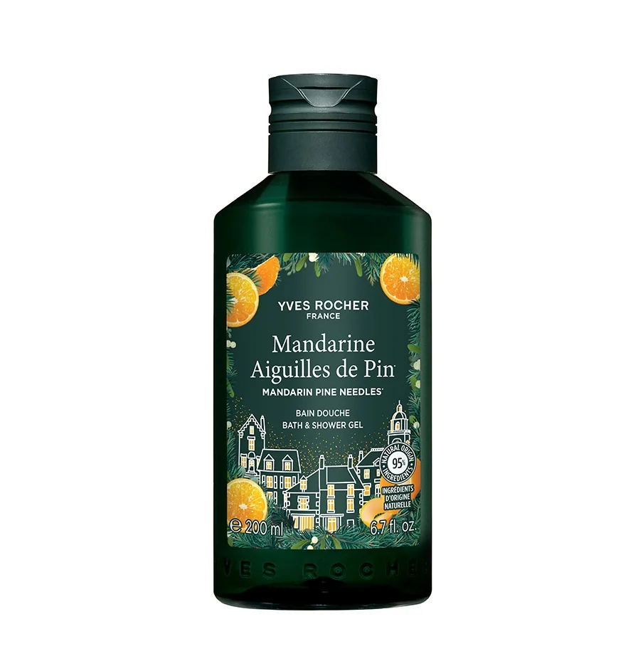 Yves Rocher Sprchový gel mandarinka & jehličí 200 ml