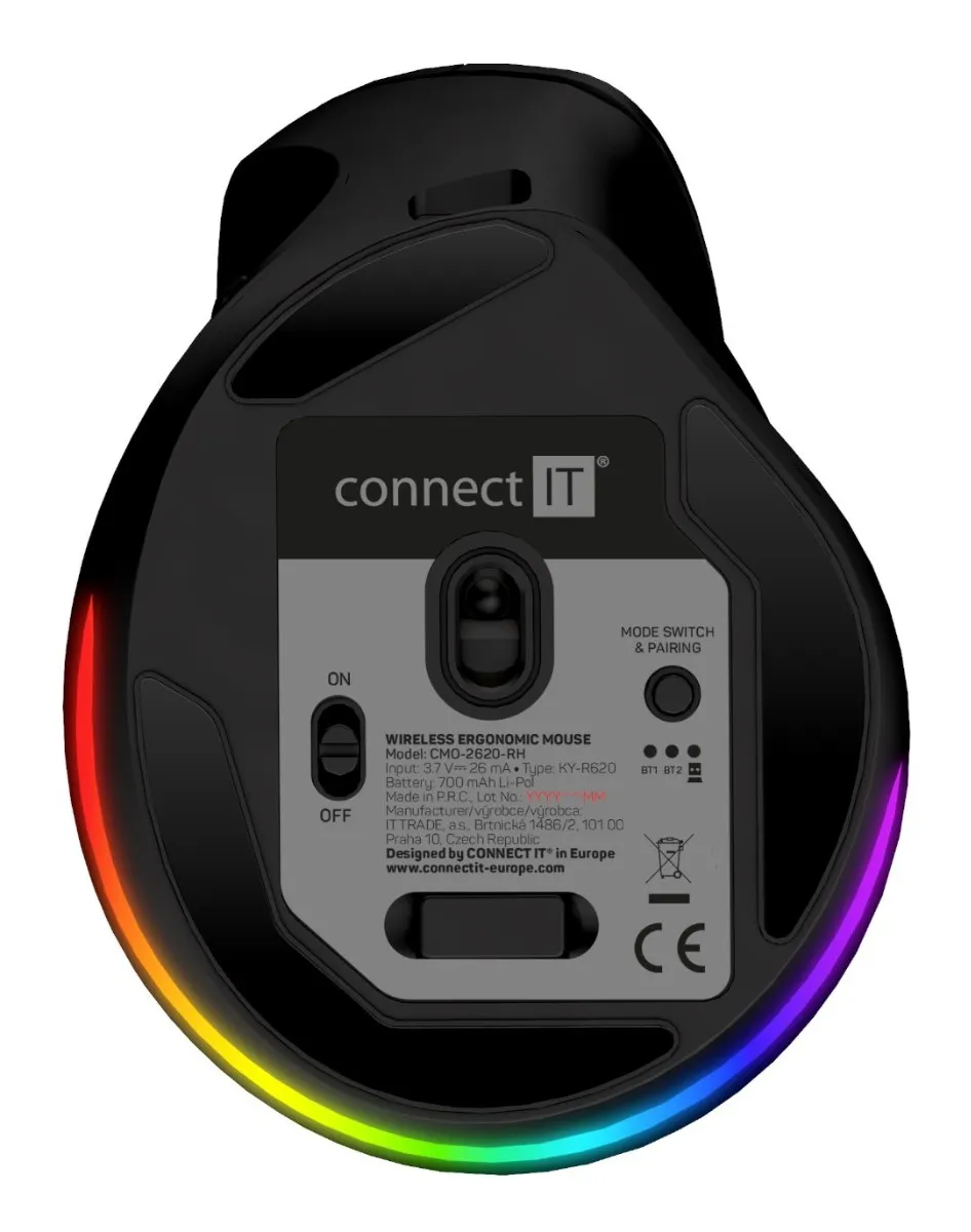 Connect IT For Health CMO-2620_RH_4 vertikální myš bezdrátová