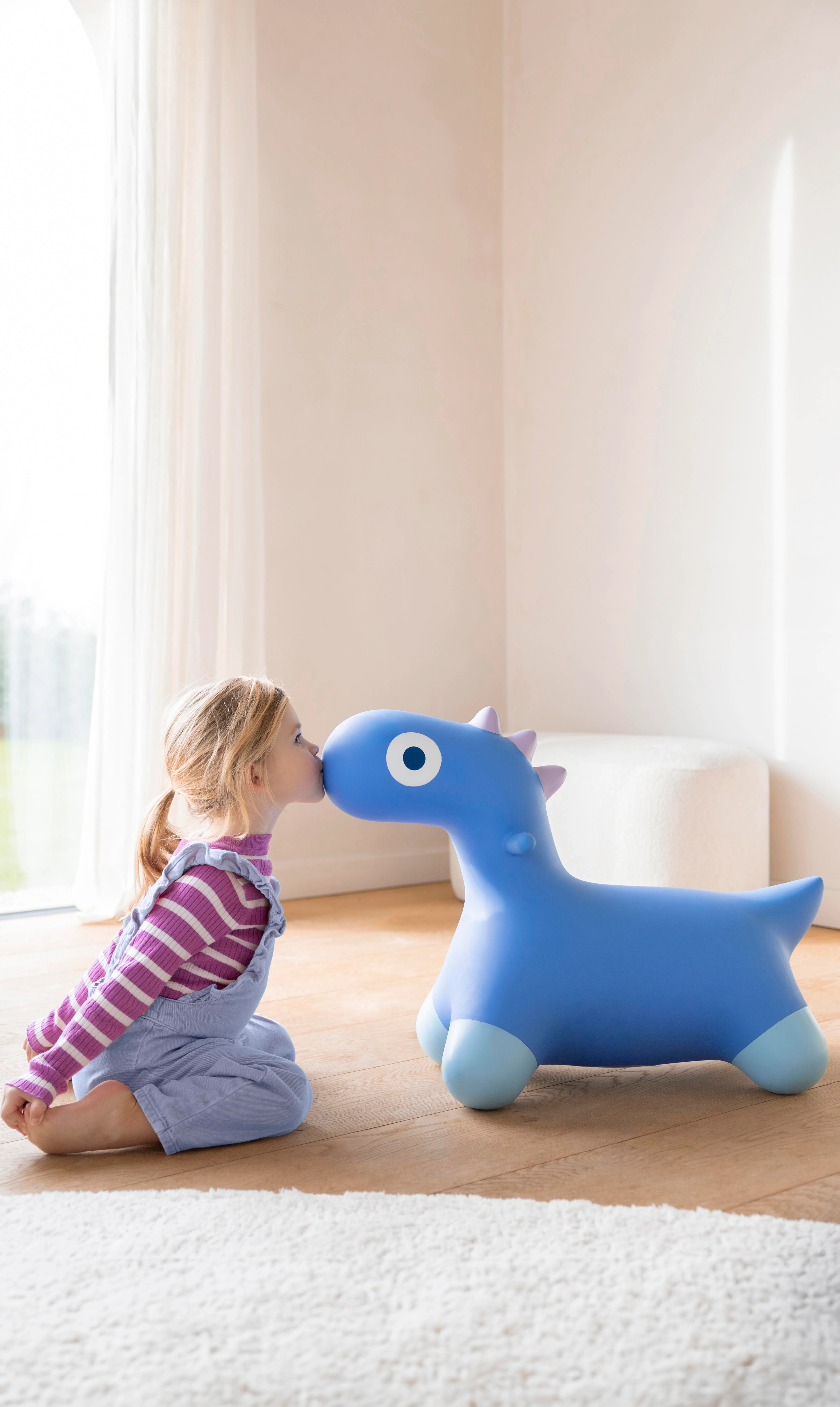Quut Skákací kamarád - dino - Cosmic blue
