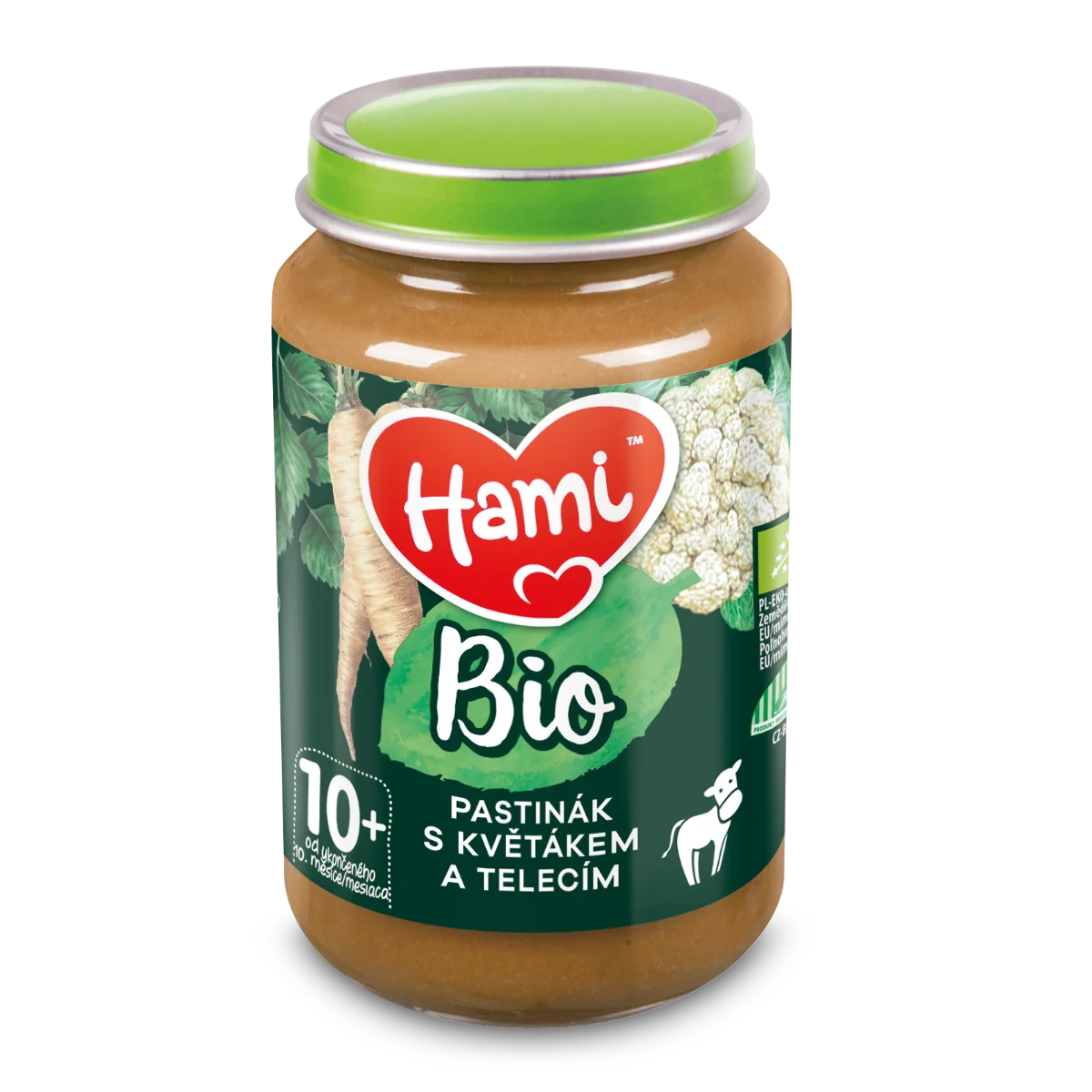Hami BIO Pastinák s květákem a telecím 10m+ 190 g