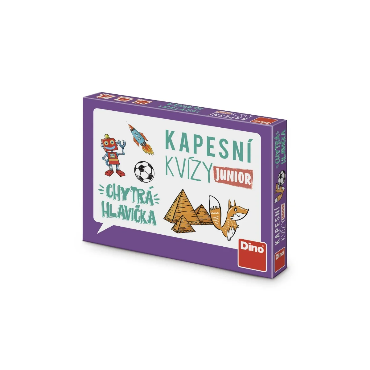 Dino Toys Kapesní Kvízy Junior Chytrá Hlavička Cestovní hra