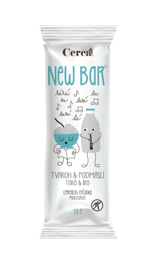 Cerea New Bar Tvaroh & podmáslí cereální tyčinka 33 g