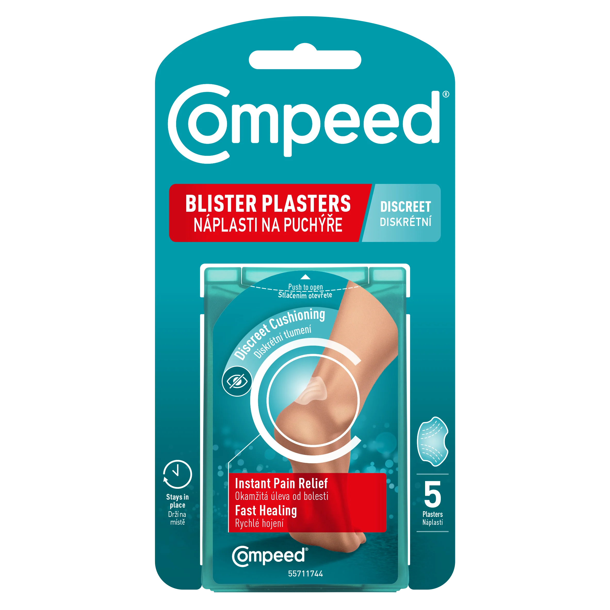 Compeed Náplasti na puchýře diskrétní 5 ks