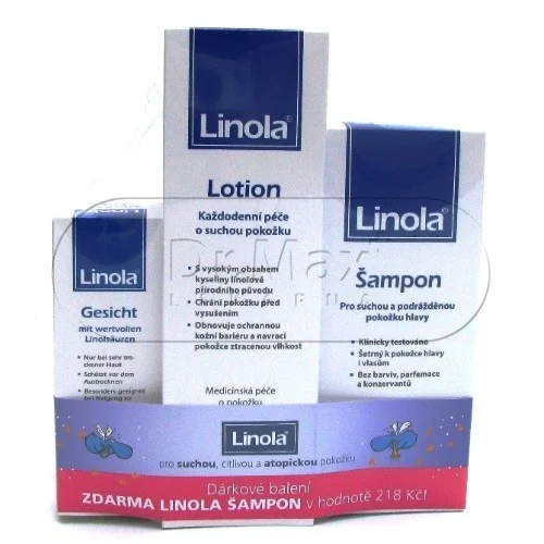 Linola set (Gesicht+Lotion+Šampon) 2+1