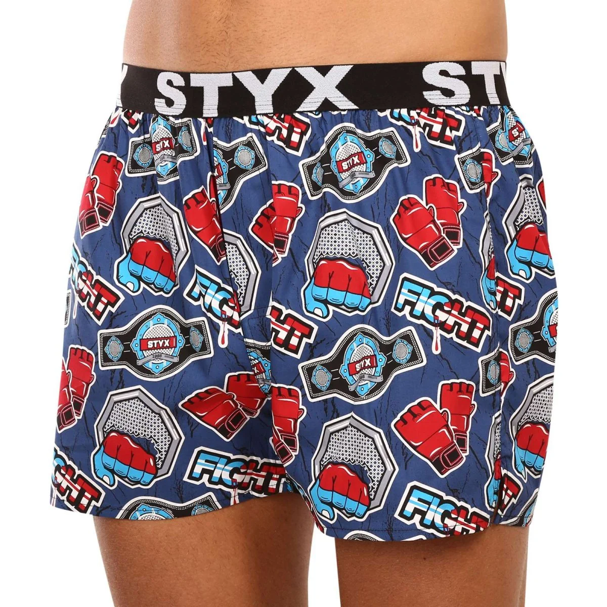 Styx 3PACK pánské trenky art sportovní guma vícebarevné (3B15690) M