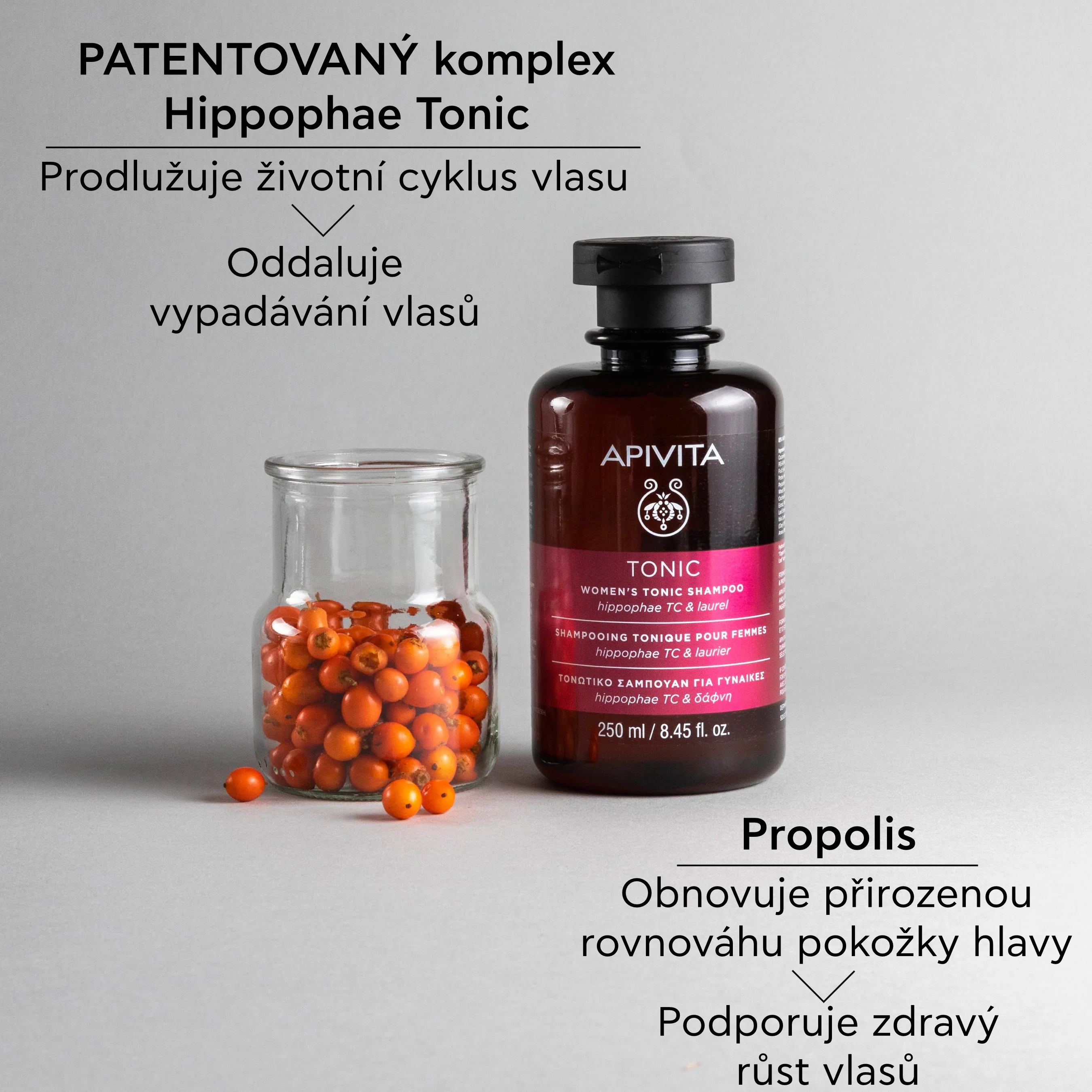 APIVITA Tonic Women tonizující šampon pro ženy 250 ml
