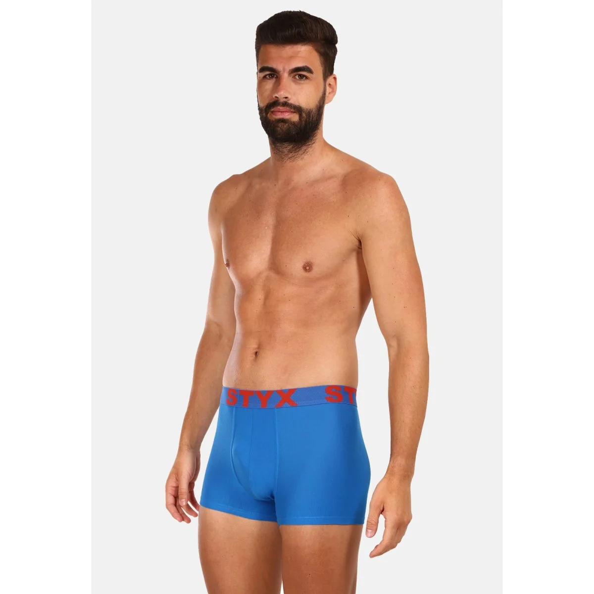 Styx 3PACK pánské boxerky sportovní guma vícebarevné (3G10137) L