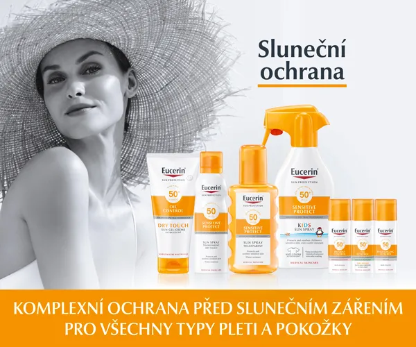 Eucerin SUN sluneční ochrana - komplexní ochrana před slunečním zářením pro všechny typy pleti a pokožky